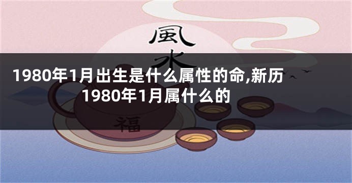 1980年1月出生是什么属性的命,新历1980年1月属什么的